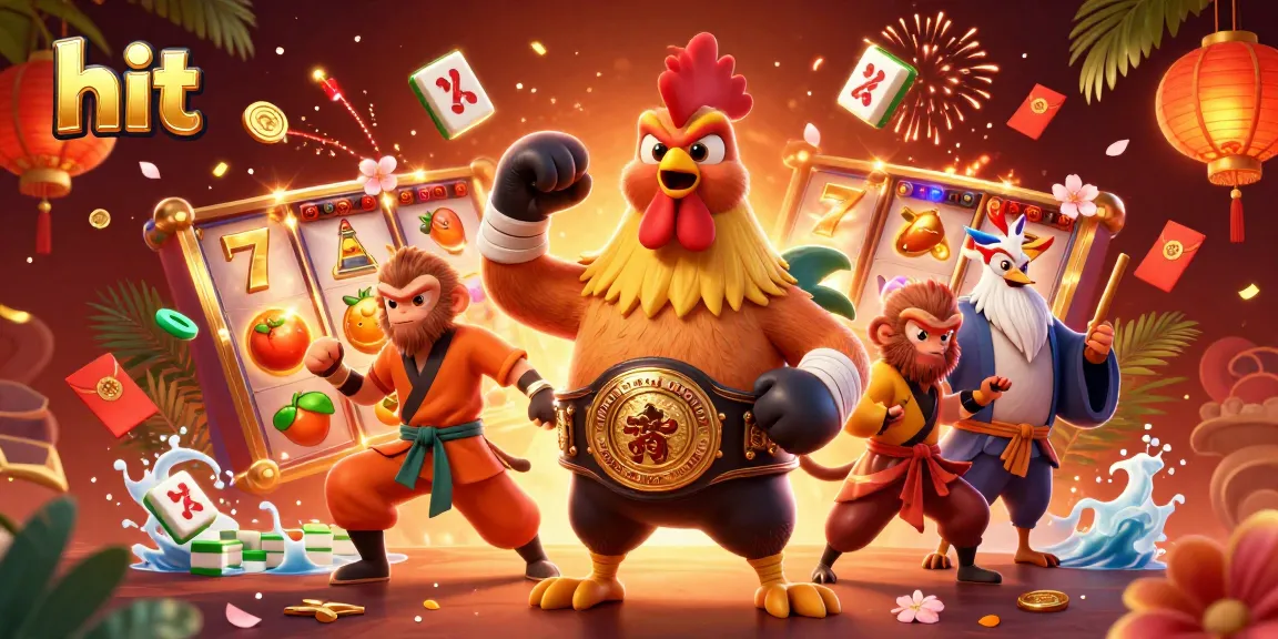 Hit the jackpot with exciting slots featuring a Muay Thai rooster, Shaolin monkey, and crane master.