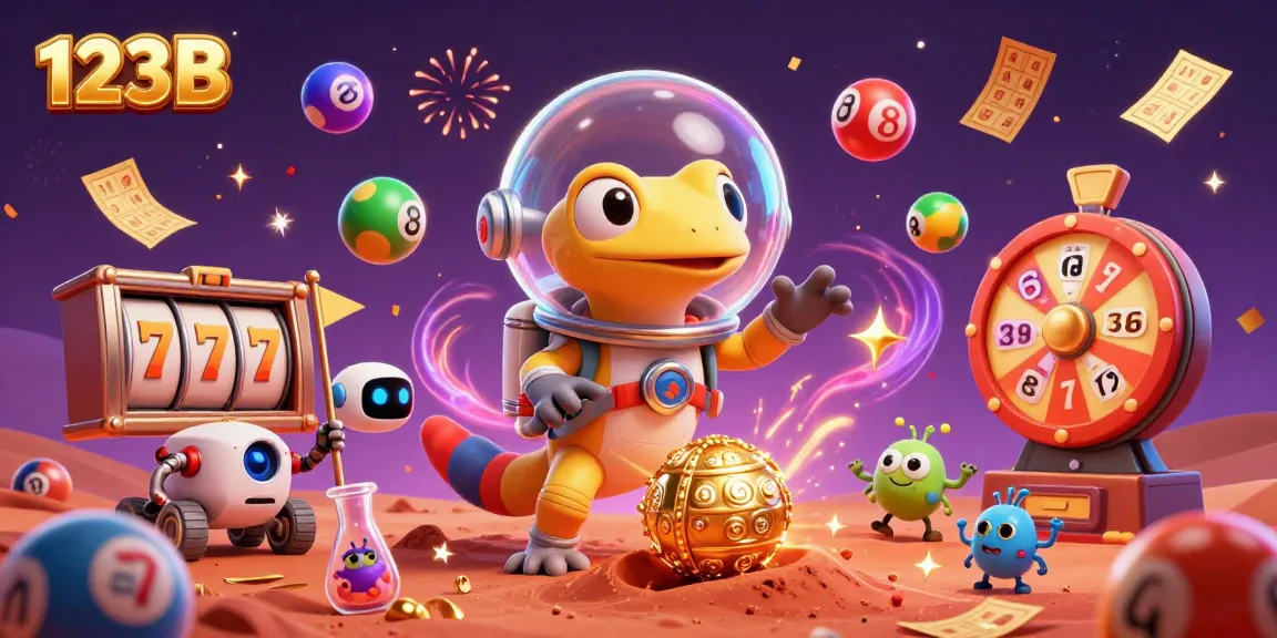 Experience thrilling moments with 123B as a Martian gecko discovers a golden casino with vibrant gaming elements.