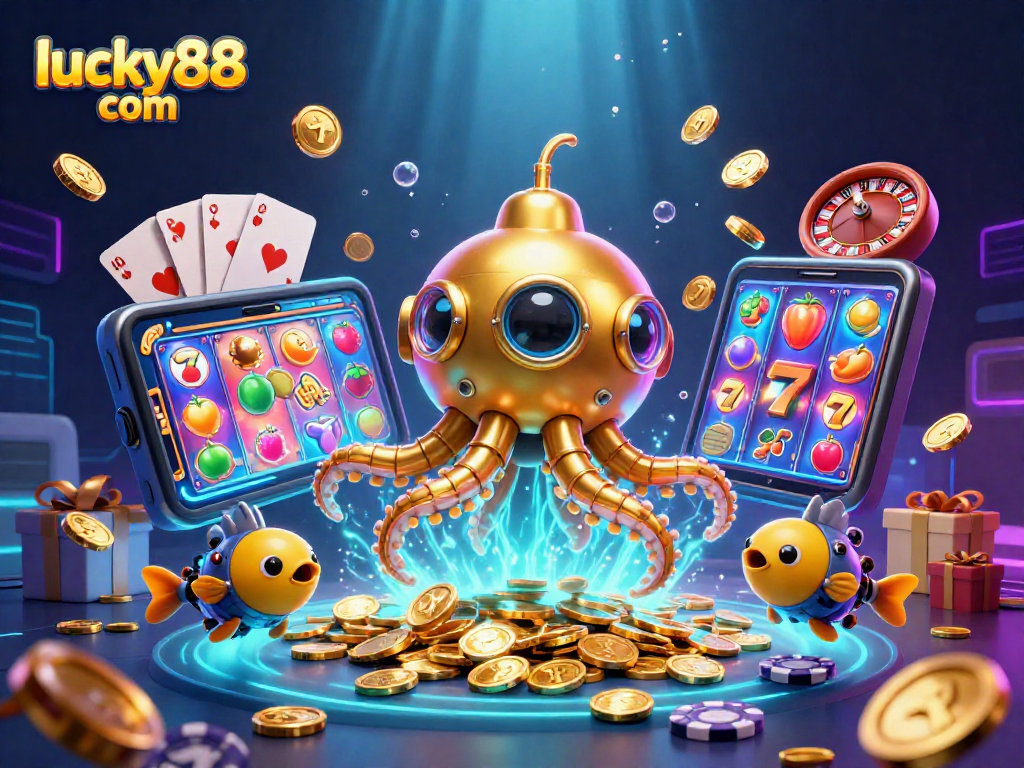 Engage with lucky88 com and experience an adventure in slots with golden kraken and dynamic gaming elements.