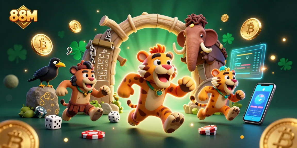 Experience winning thrills at 88M in a captivating prehistoric casino adventure.