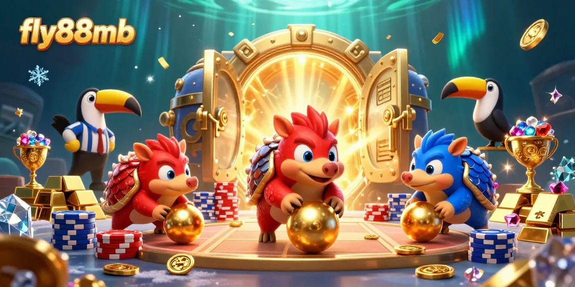 Experience exciting gameplay with fly88mb's pangolins in an epic casino showdown