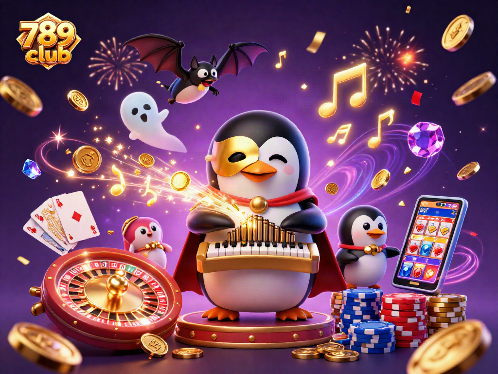 Play and win at the 789 club with captivating casino visuals and vibrant elements