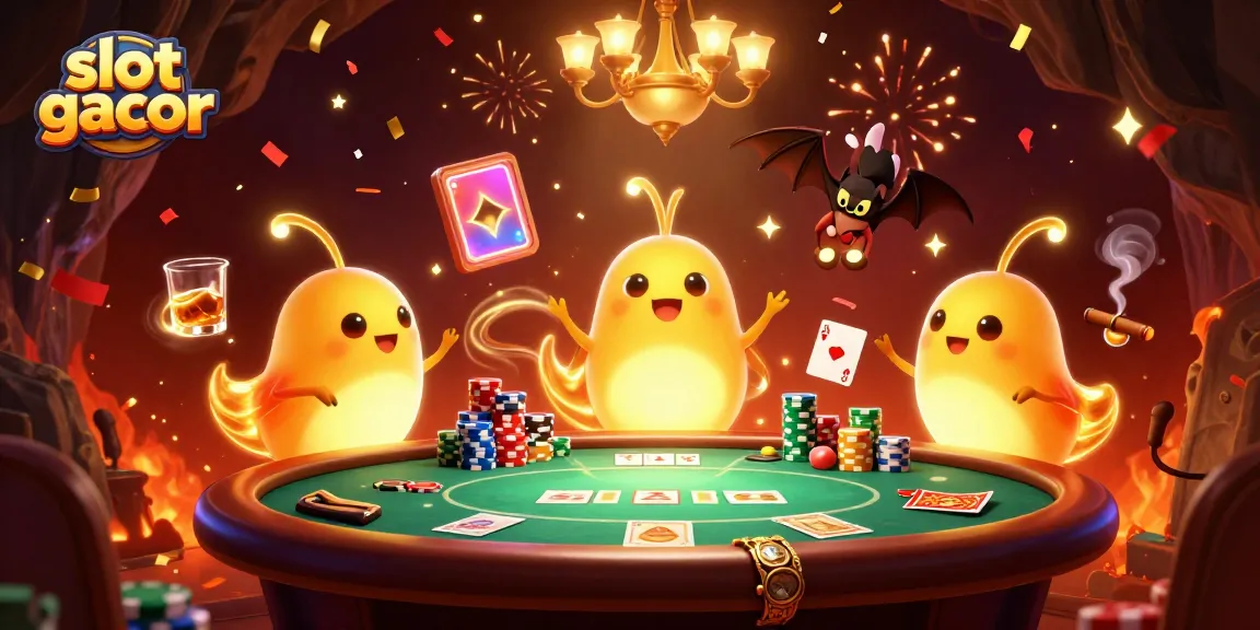 Menangkan slot gacor dengan cahaya keajaiban berwarna emas yang cemerlang di kasino.