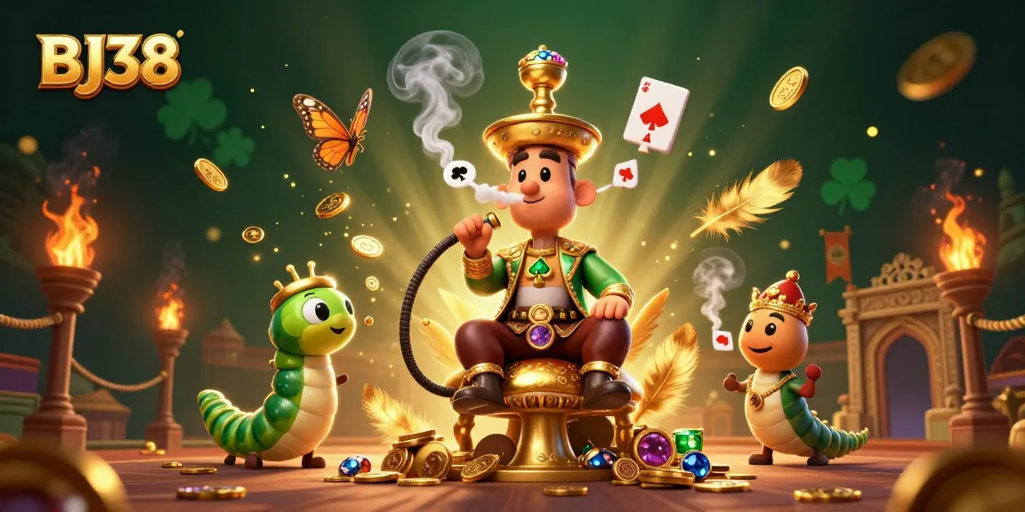 Engage with BJ38's vibrant casino scene mixing poker and immersive gaming elements.