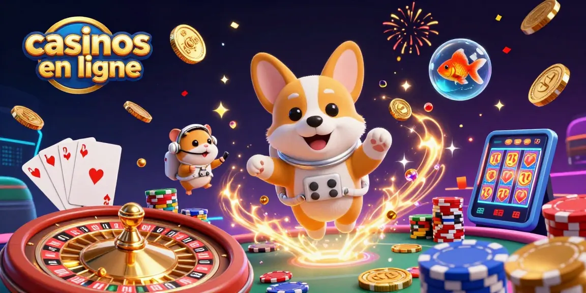 Faites l'expérience de jeux de casinos en ligne avec des animations dynamiques de personnages et éléments ludiques.