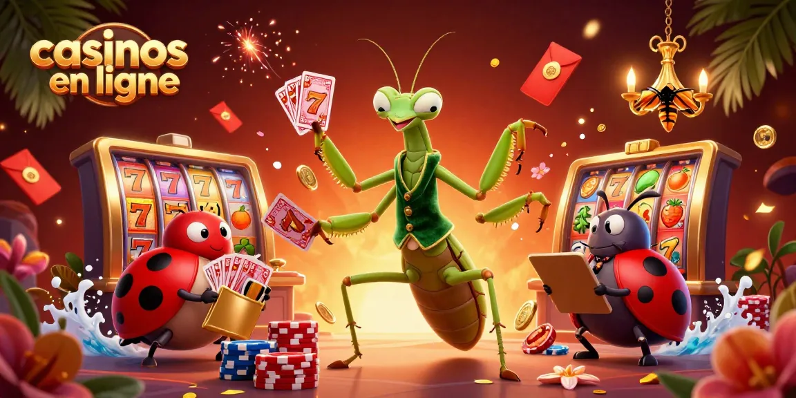 Jouez aux casinos en ligne avec des machines à sous et des mises excitantes lors de cette illustration.