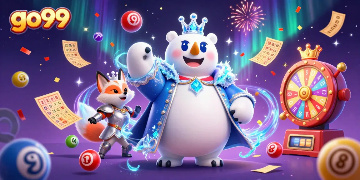 go99 offers vibrant lottery excitement featuring energetic characters and dynamic game elements.
