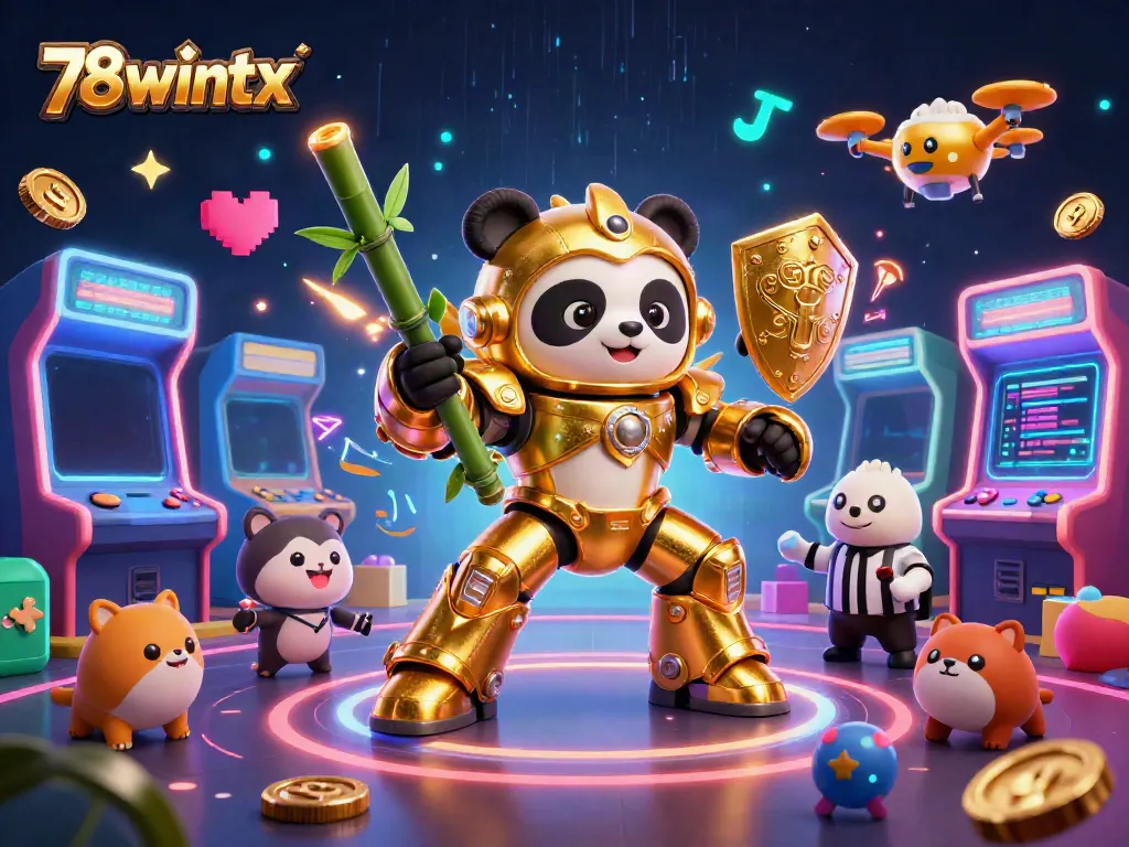 Engage in thrilling play at 78wintx with an exciting casino-themed digital illustration showcasing dynamic gaming elements.