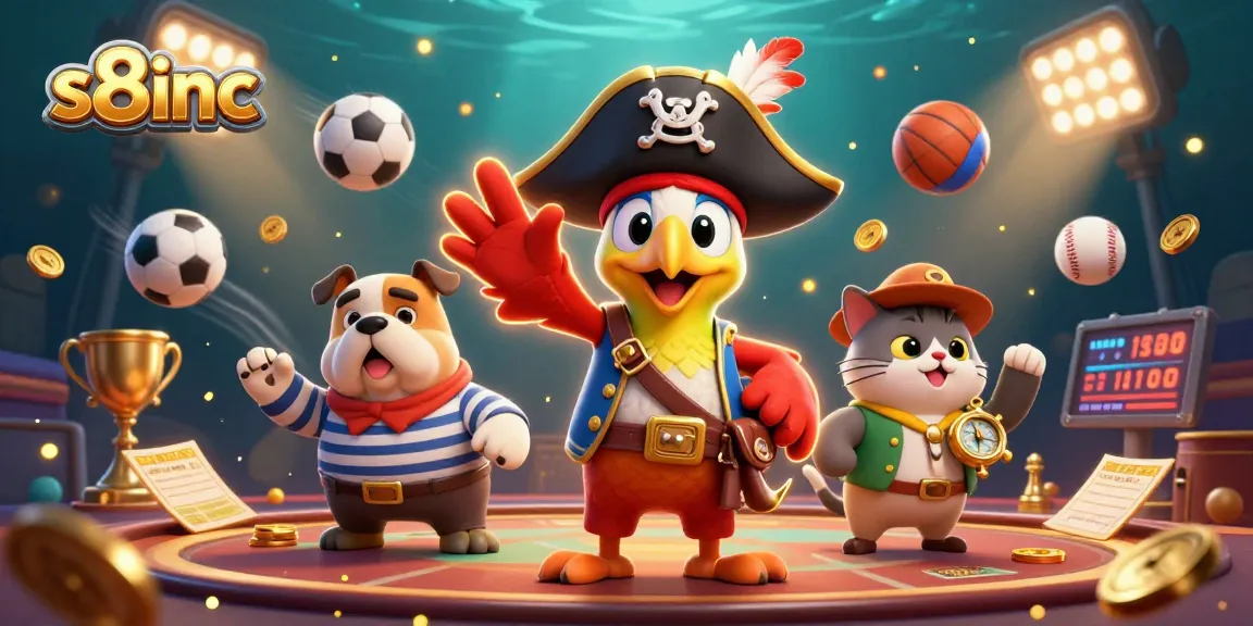 S8inc engages players with vibrant casino action and diverse games in an exciting underwater theme.