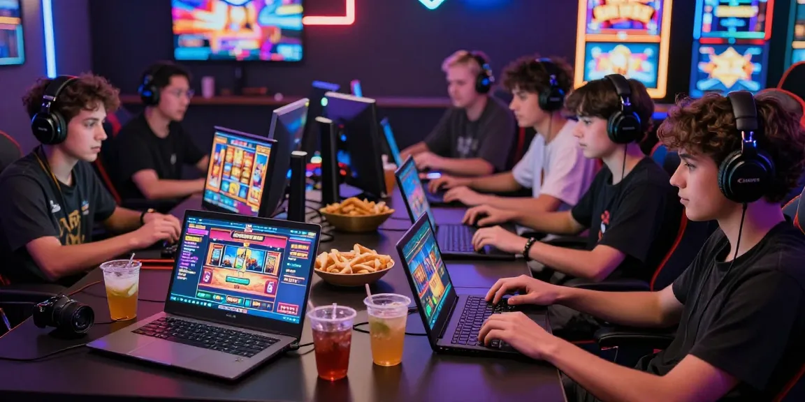 Players enjoying HWGSLOT online gaming experience with vibrant atmosphere and exciting visuals.
