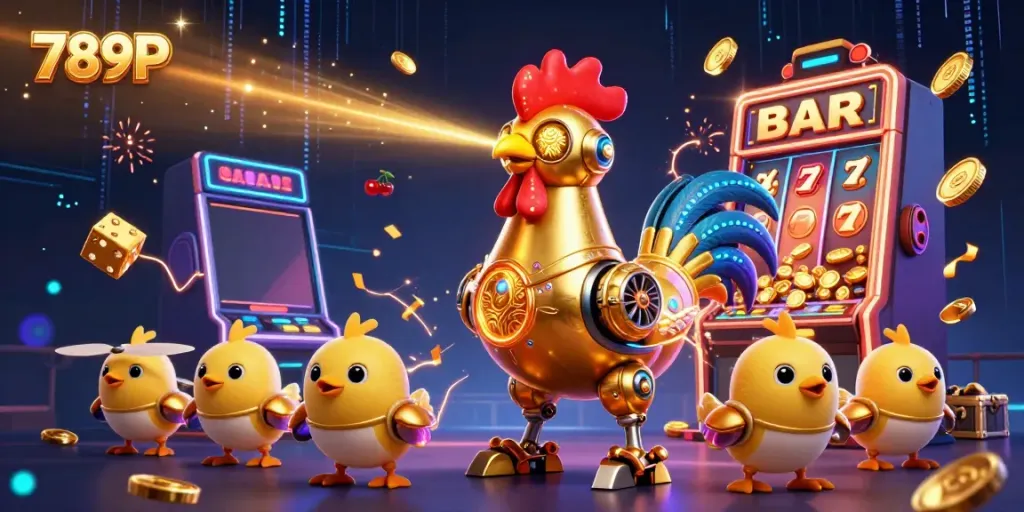 Experience thrilling gameplay at 789P with a vibrant 3D casino scene full of incredible visuals.