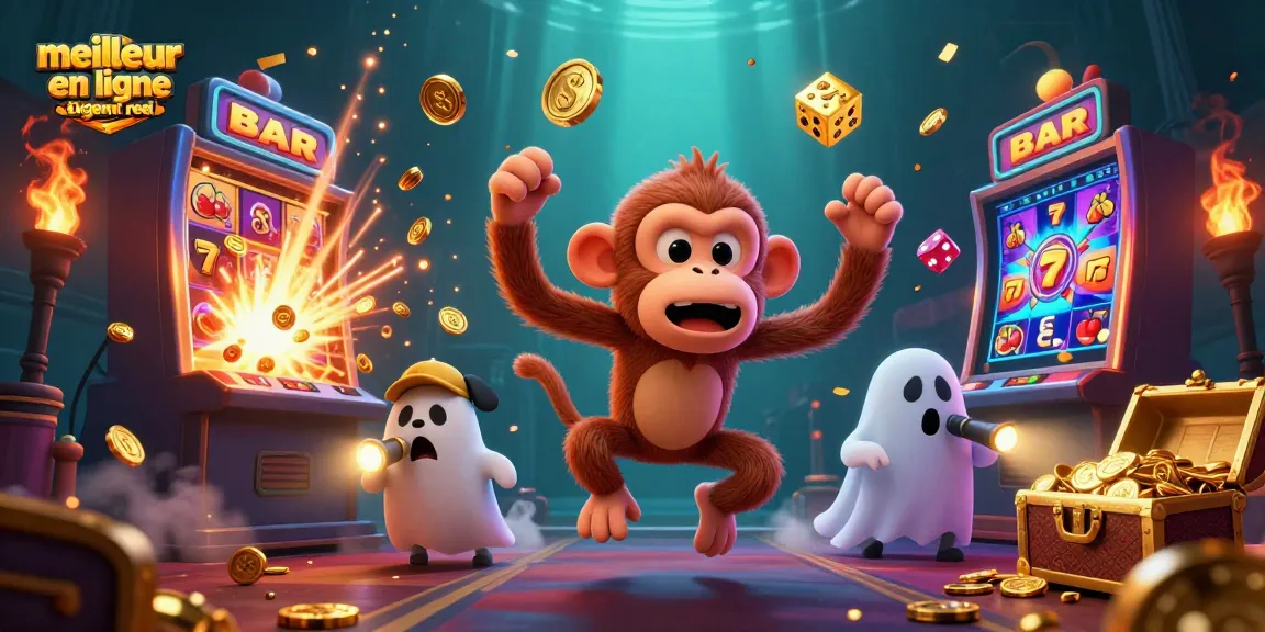 Visualisez l'excitation du meilleur casino en ligne argent réel avec une scène dynamique de jeu.