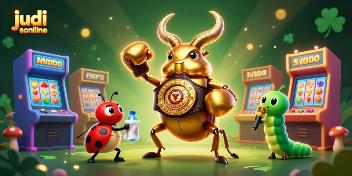 Experience the thrill of judi slot online with vibrant characters and casino elements in action.