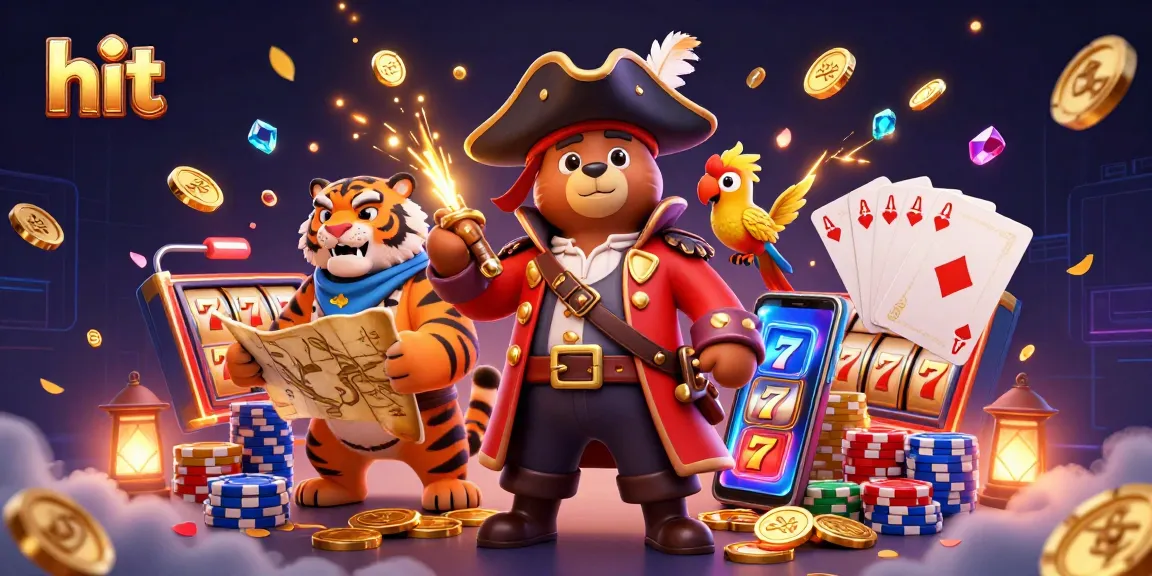 Hit the jackpot with exciting slots and vibrant characters in a fantasy casino scene.