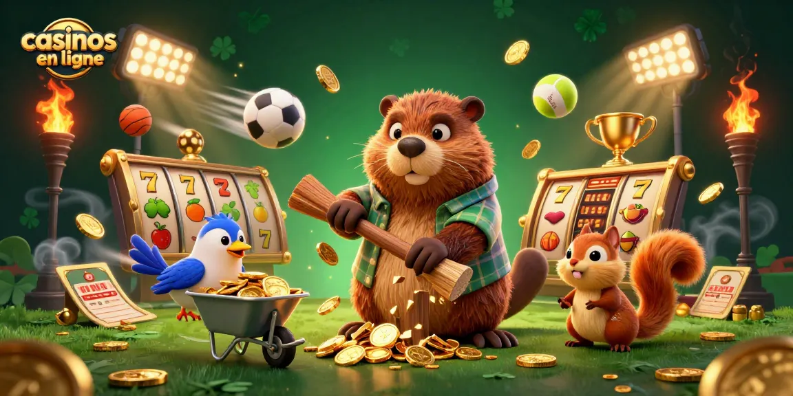 Gagnez des pièces dorées dans les casinos en ligne avec un visuel dynamique de jeux.