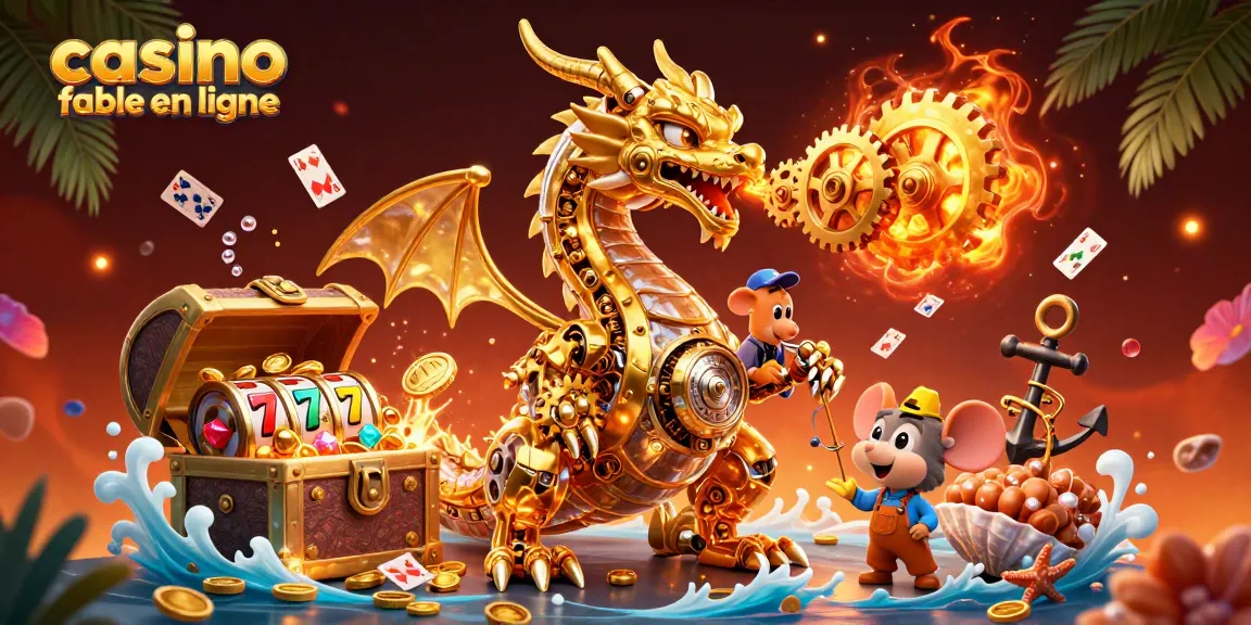 Slot et dragon mécanisé en action sur un casino fiable en ligne, jouez dès maintenant !