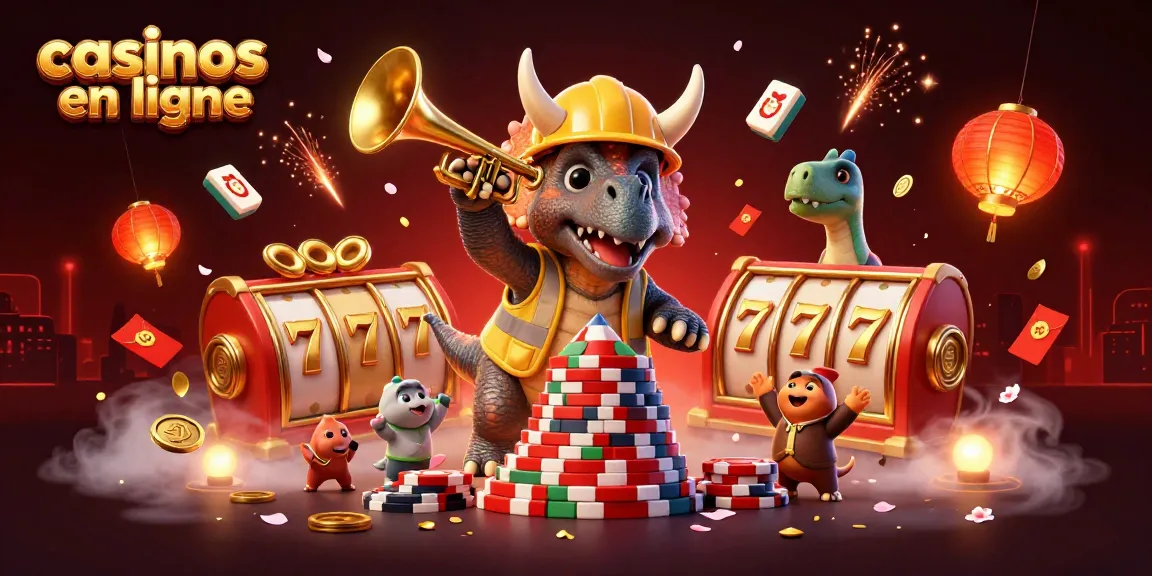 Gagnez avec les casinos en ligne en jouant à des machines à sous et en célébrant des gains.