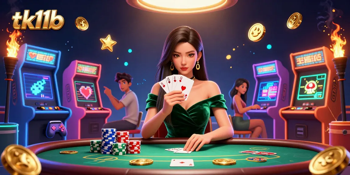 Engage with tk11b by playing thrilling card games in a vibrant online casino scene.