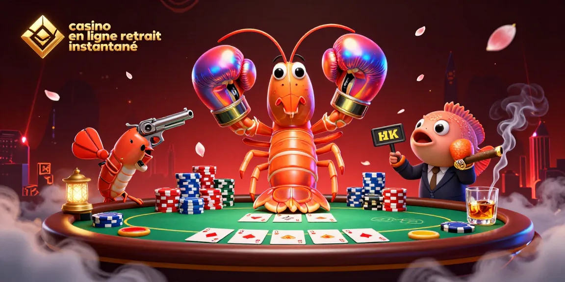 Découvrez le paysage dynamique du casino en ligne retrait instantané avec des personnages de crevettes dans un cadre 3D incroyable.