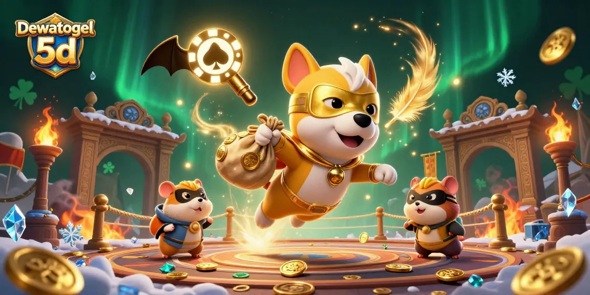 Join Dewatogel 5d's thrilling adventure with a superhero dog as he conquers the gaming world!