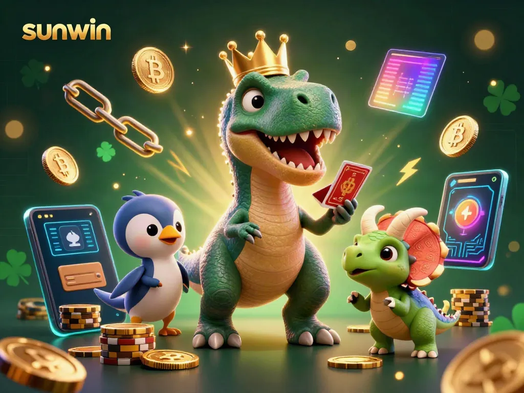 Engage in thrilling games of strategy and chance with sunwin at this vibrant casino scene.