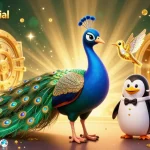 Experience the excitement of hitclubofficial with golden treasures and 3D characters in a vibrant casino atmosphere.
