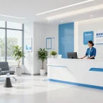 Prescription health insurance coverage at a welcoming health clinic with compassionate patient care.