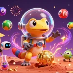 Experience thrilling moments with 123B as a Martian gecko discovers a golden casino with vibrant gaming elements.