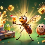 Jouez comme jamais dans un casino en ligne avec retrait instantané, avec un moustique mascotte et un DJ trilobite.