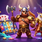 Engage with myhm88 as the Viking bear and Valkyrie eagle immerse in a thrilling casino adventure.