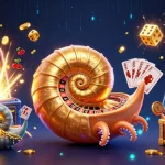 Experience thrilling moments with au88 as a majestic nautilus spins roulette and cards in a vibrant casino