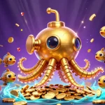 Experience thrilling gameplay at hubet with a dynamic scene of casino excitement and winnings.