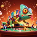 Pariez sur site paris sportif France avec des jeux animés et une ambiance festive remplie de pièces d'or et de feux d'artifice.