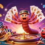 Experience the thrill of gaming at FLY88 with a vibrant 3D casino scene filled with excitement.