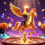 Play exciting games at daftar link gacor77, with vibrant characters and casino elements in action.