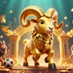 Bettez sur le site paris sportif France avec un bélier doré et des éléments de stade captivants.